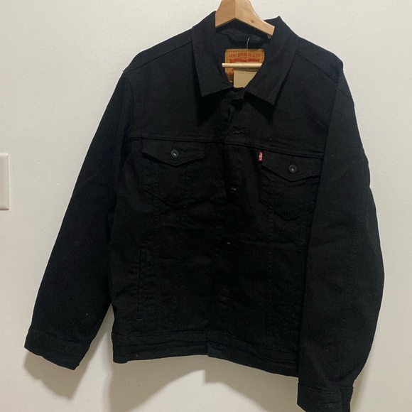 Levi's Other - Levi’s Black Denim Jacket (Large) Never Worn